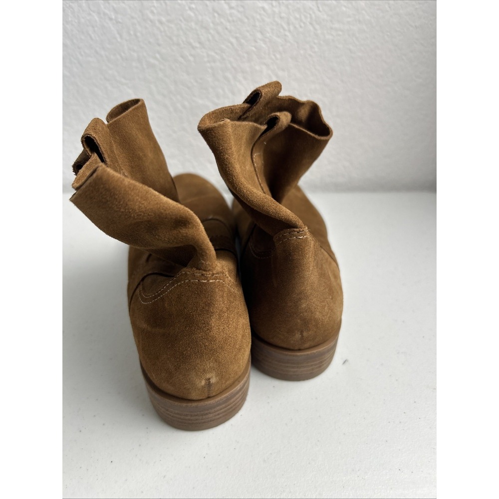 Gianni Bini Womens Brown Suede Ankle Boots Size 10M Pull On - Picture 5 of 9